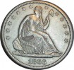 Seated Liberty Half Dollars, Motto Above Eagle (1866-1873)
