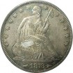 Seated Liberty Half Dollars, Second Arrows at Date (1873-1874)
