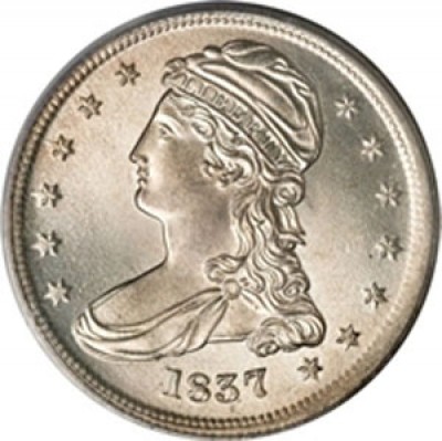 Liberty Cap Half Dollars, Reeded Edge - 50 Cents on Reverse (1836-1837)