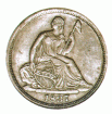 Seated Liberty Half Dimes, No Stars Around Rim (1837-1838)