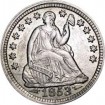 Seated Liberty Half Dimes, Arrows at Date (1853-1855)