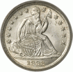 Seated Liberty Half Dimes, Arrows at Date Removed (1856-1859)