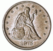 Twenty cents, 20 Cent Pieces (1875-1878)