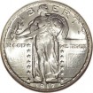 Standing Liberty Quarter Dollars, Type 1 (1916-1917)