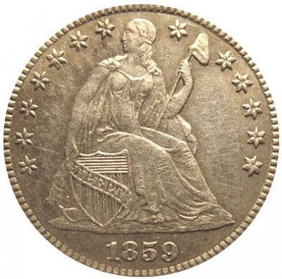 Seated Liberty Half Dimes, Transitional Patterns (1859-1860)