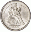 Seated Liberty Half Dimes, Obverse Legend (1860-1873)