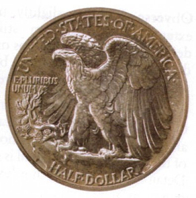 Walking Liberty Half Dollars, Mint Mark on Obverse (1916-1917)