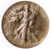 Walking Liberty Half Dollars, Mint Mark on Obverse (1916-1917)