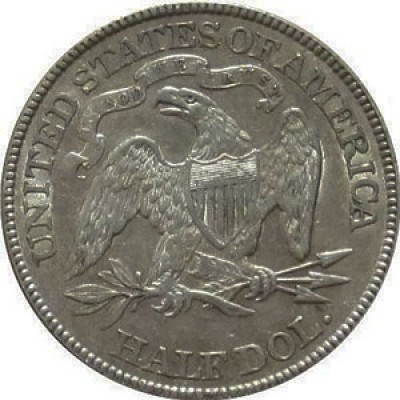 Seated Liberty Half Dollars, Second Arrows at Date Removed (1875-1891)