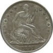 Seated Liberty Half Dollars, Second Arrows at Date Removed (1875-1891)