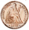 Seated Liberty Dimes, Second Arrows at Date (1873-1874)