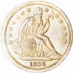 Seated Liberty Dimes, Stars Around Rim (1838-1840)
