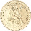 Seated Liberty Dimes, First Arrows at Date (1853-1856)