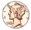 Mercury, Winged Liberty Silver Dime (1916-1945)
