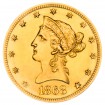 Coronet Head Gold Eagle, New Style Head With Motto (1866-1907)