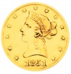 Coronet Head Gold Eagle, Old Style Head No Motto (1838-1839)