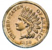 Indian Head Cent, Copper-Nickel Composite Penny (1859-1864)